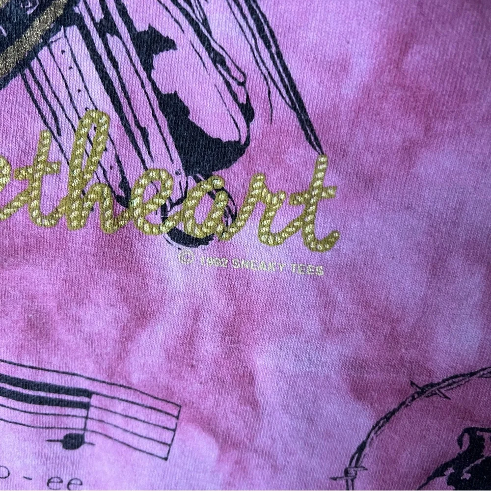 Vintage Cowboy's Sweetheart Pink Tee Size XL - Picture 4 of 8